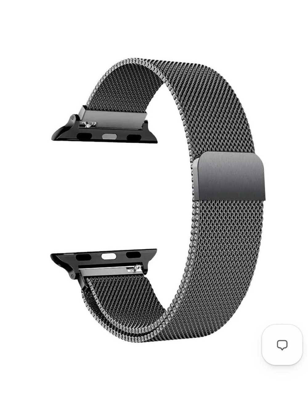 Apple Stainless Steel Milanese Loop Watch Band - Gunmetal